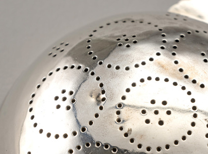 Early Georgian Silver Lemon Strainer - Samuel Lea